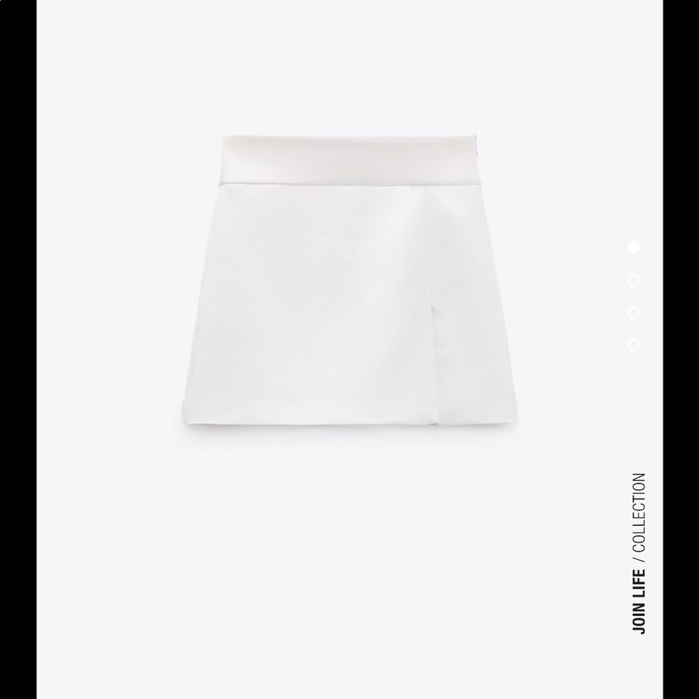 White Zara Skort